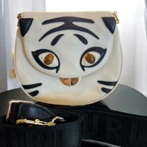 FURLA Women's Leather Shoulder Bag In Talco - NWT